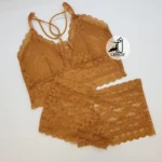 ست نیم تنه و شورت نیم پا گیپور(دانتل) - Image 7