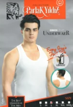 زیرپوش مردانه رکابی پشت ضربدری 101 Parlak Yildiz - Image 2