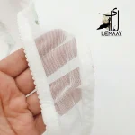 ست شورت و سوتین توری  اسفنجی فنردار  سفید گل دار (عروس) - تصویر 6