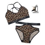 ست نیم تنه و شورت پلنگی Calvin Klein  برند: marilyn کد:14329 - تصویر 6